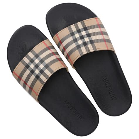 burberry badelatschen|burberry flip flops.